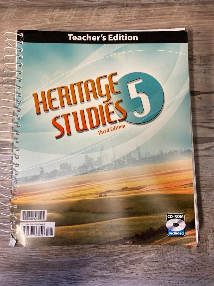 BJU Heritage Studies 5 Teacher’s Edition, Third Edition