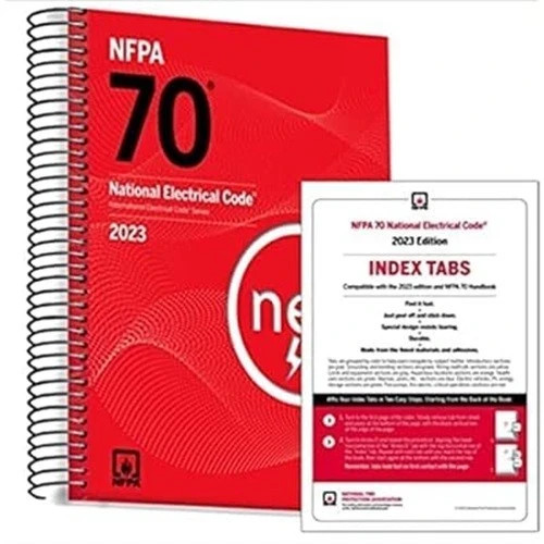 NFPA 70 National Electrical Code Spiral 2023 With Tabs NEC Code Book New