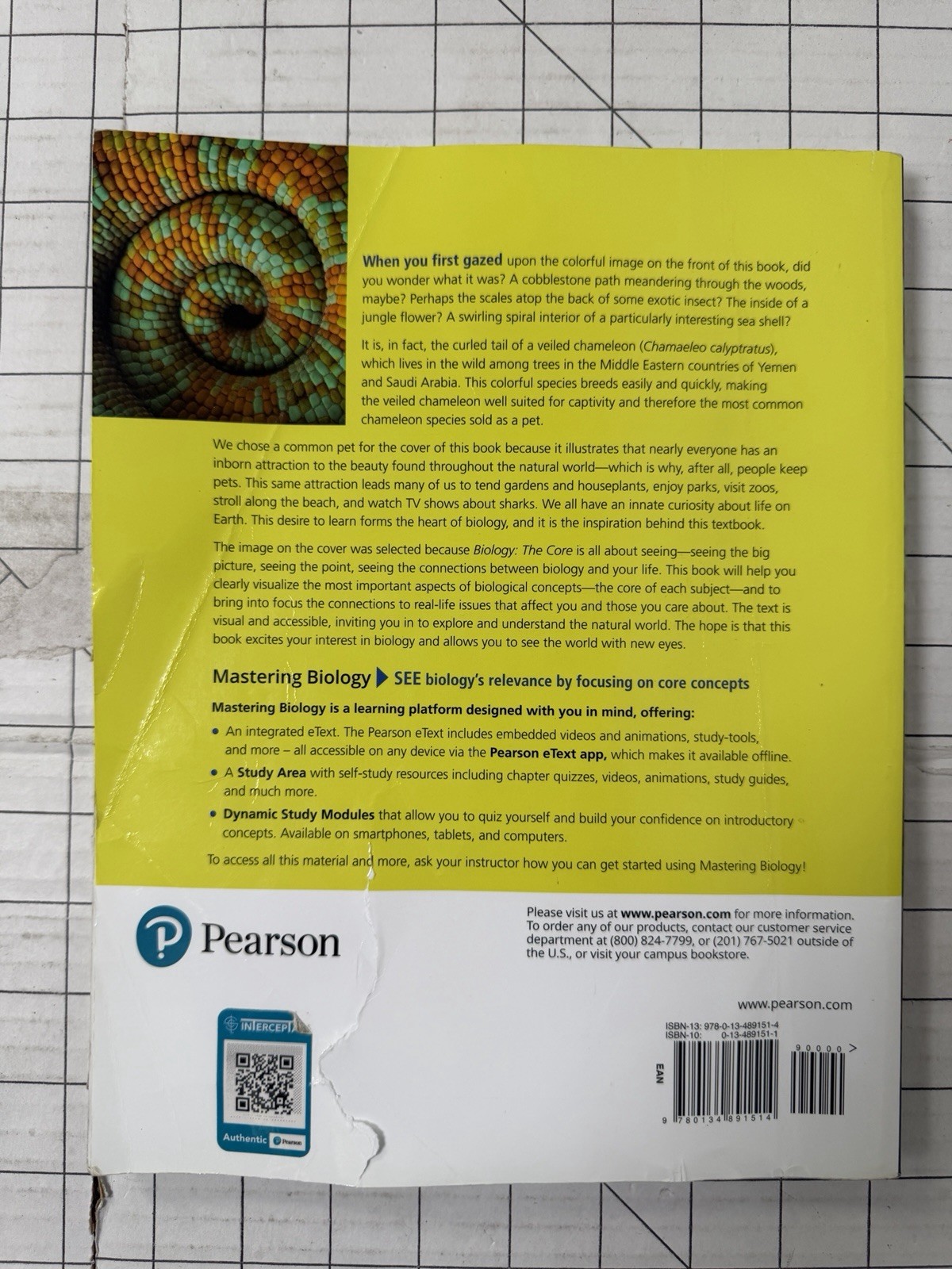 Biology : The Core 3rd Edition by Eric Simon 2019, Trade Paperback Ships Fast