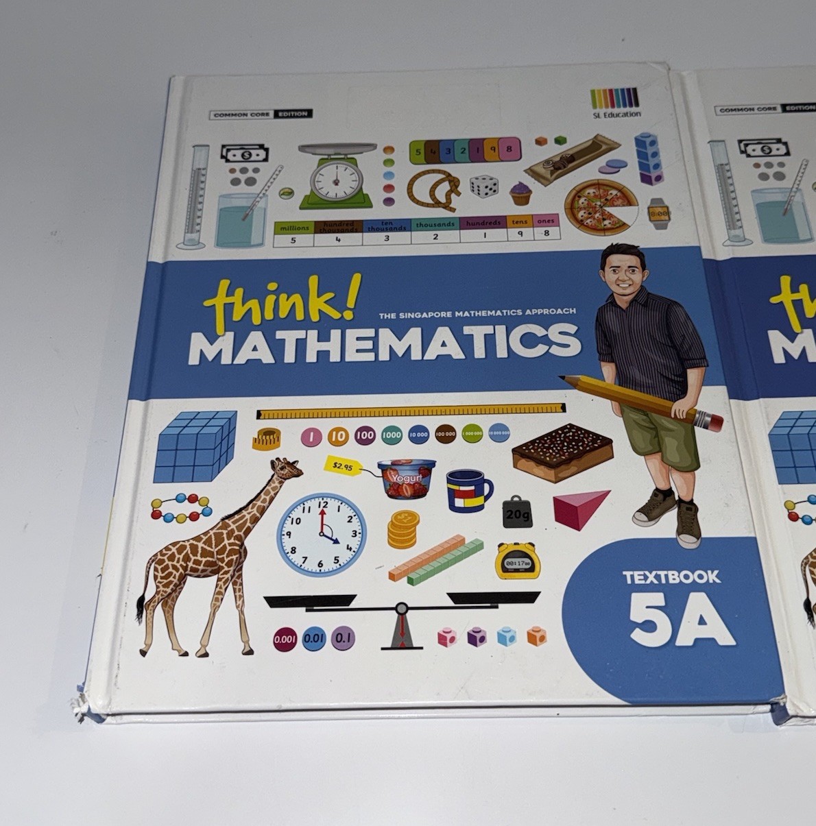 Think! Mathematics Textbook 5th Grade 5A & 5B Common Core Singapore Homeschool