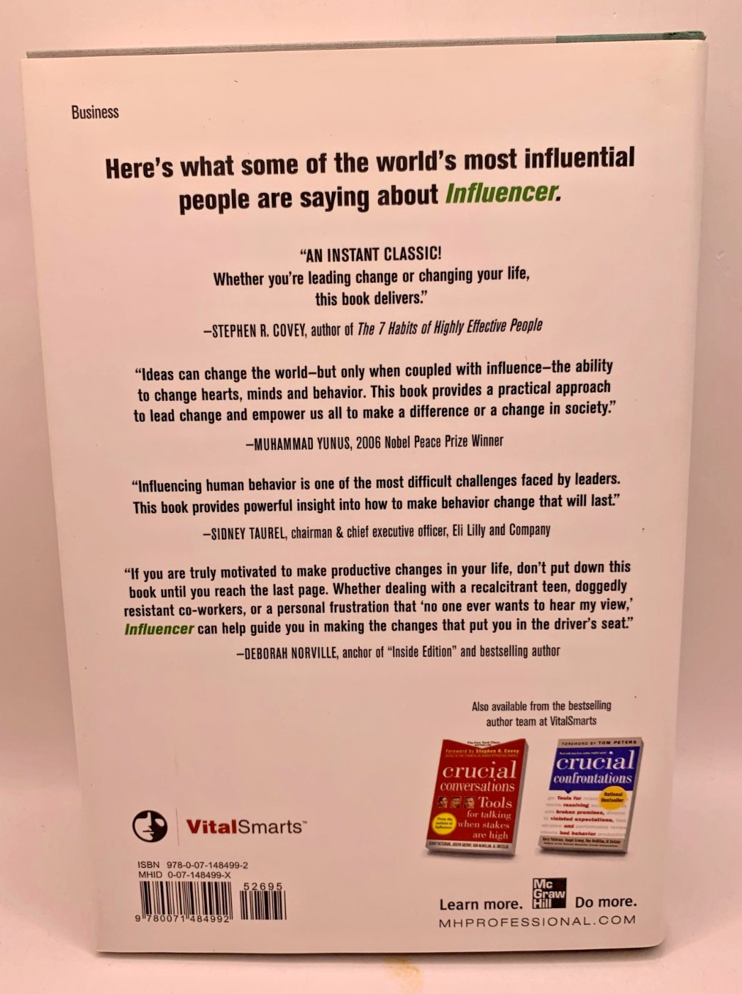 Influencer: The Power To Change Anything Hardcover 2008