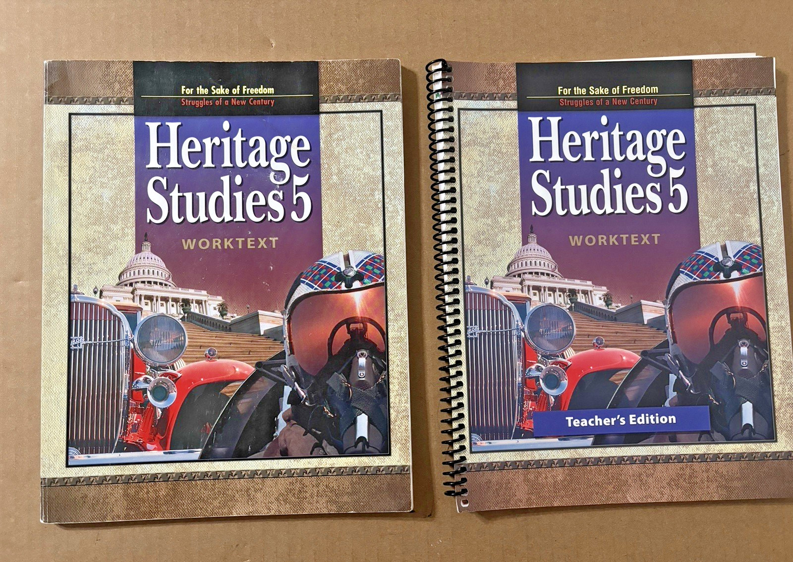 BJU Homeschool Heritage Studies 5 Worktext Teacher’s & Student Edition – Grade 5