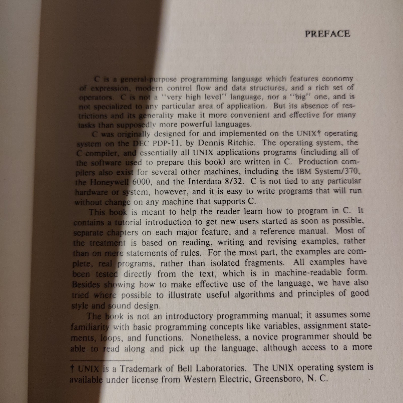 The C Programming Language Brian Kernighan Dennis Ritchie Paperback Vintage
