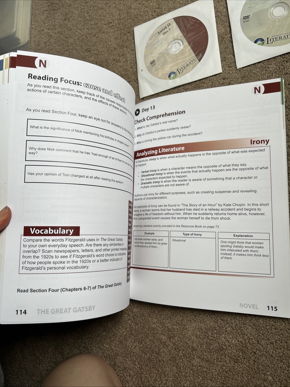 Essentials in Literature Grade 11 Book, DVDs, and Resource Book