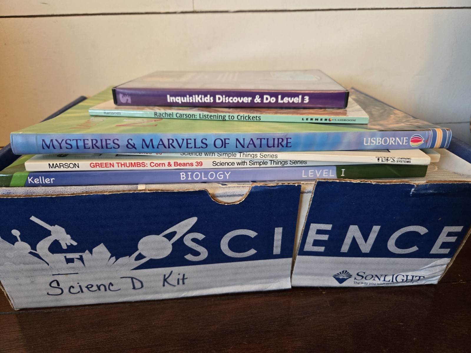 Sonlight Science D Instructor Guide, Activity Sheet, Books With Experiment Kit