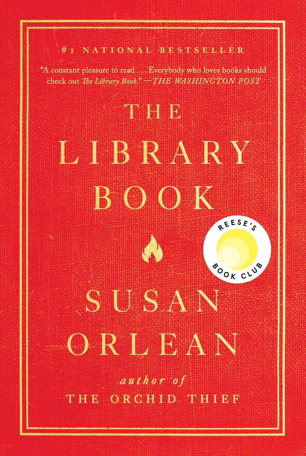 The Library Book – Orlean, Susan – Acceptable – See condition notes