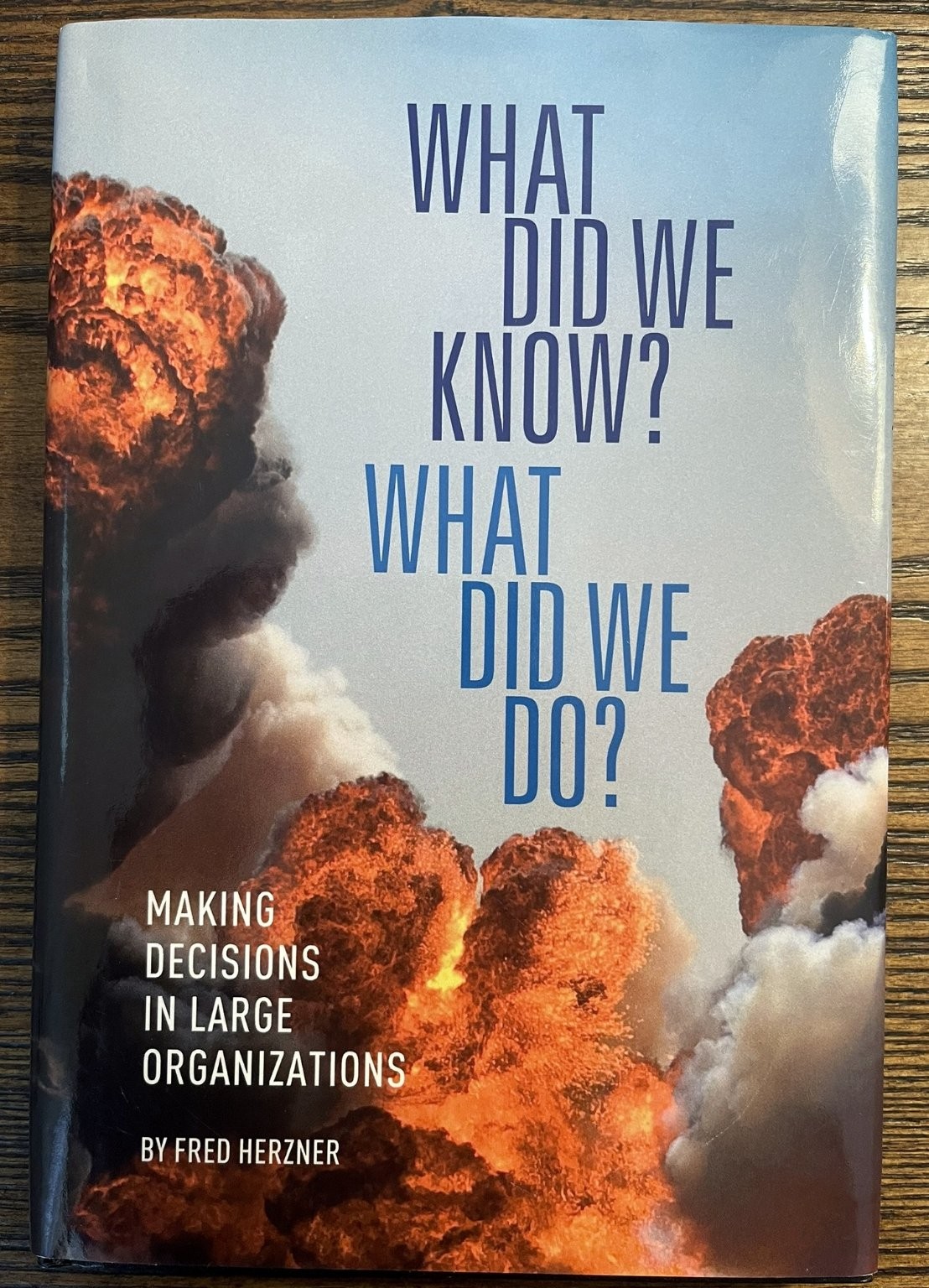 WHAT DID WE KNOW? WHAT DID WE DO? by Fred Herzner 2017 Business Koehlerbooks:VG