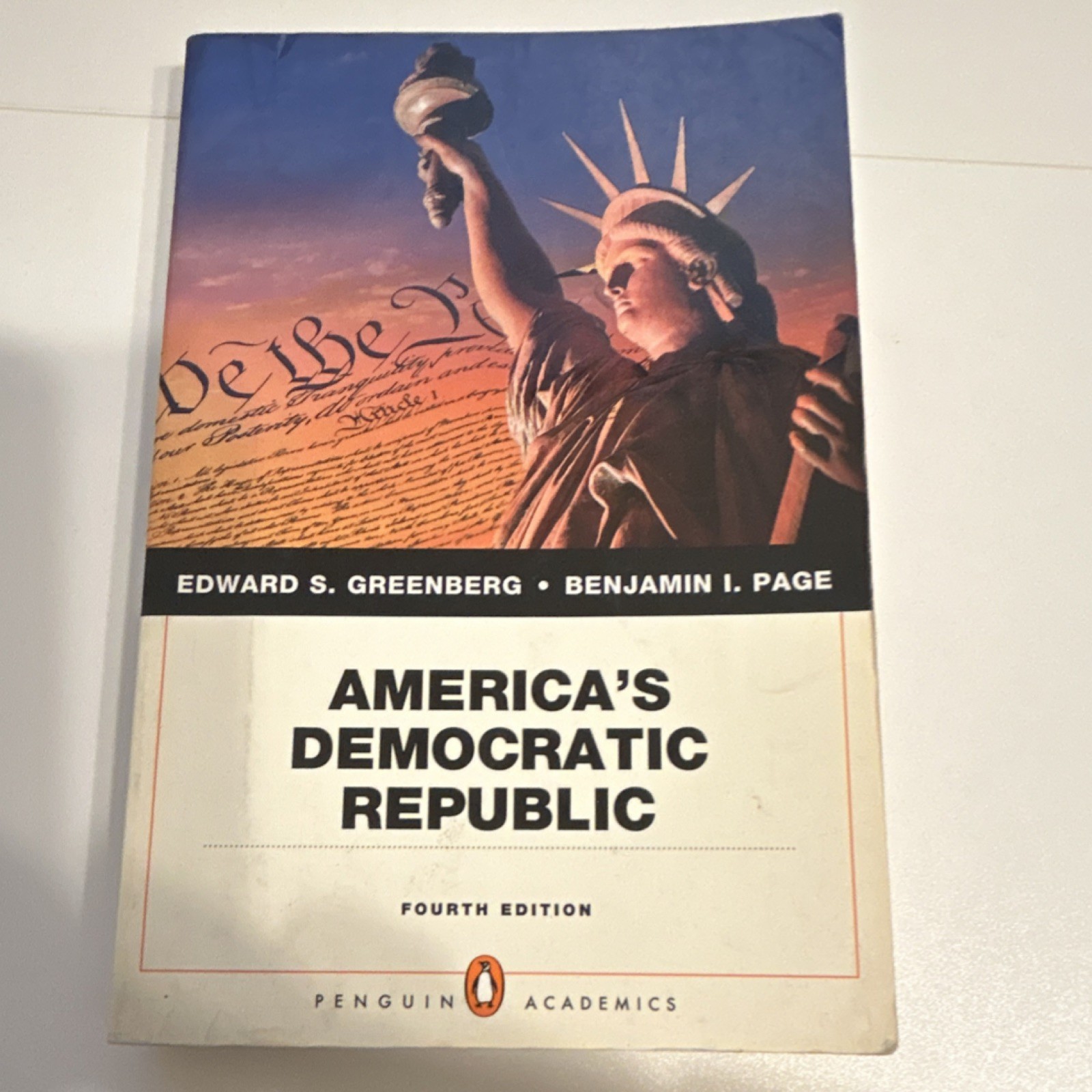 America’s Democratic Republic Fourth Edition Greenberg Page Political Science
