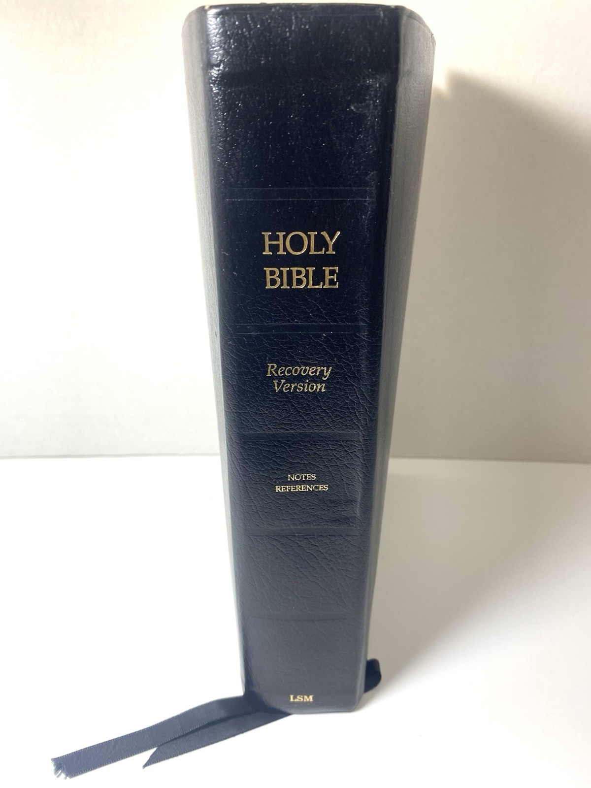 Holy Bible Recovery Version Bonded Leather Black 2003, Reference Notes