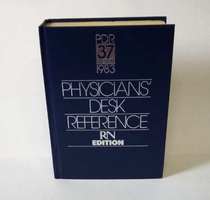 Physicians Desk Reference RN Edition 1983 PDR 37 Book