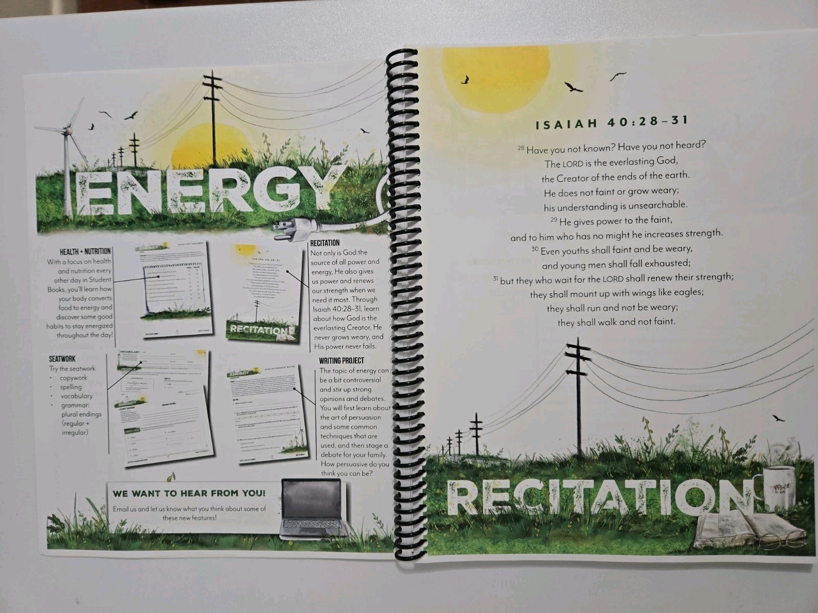 Gather Round Homeschool – Energy- Science – Teacher’s Guide GENTLY USED
