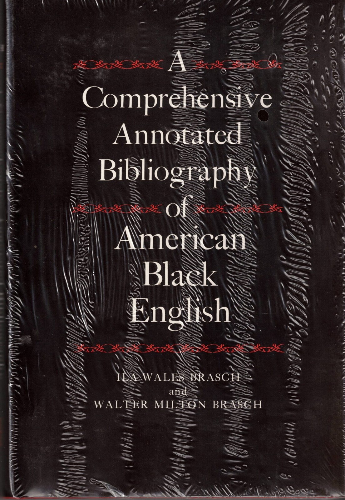 Annotated Bibiography AMERICAN BLACK ENGLISH 1976 Hardcover SHRINKWRAPPED FINE
