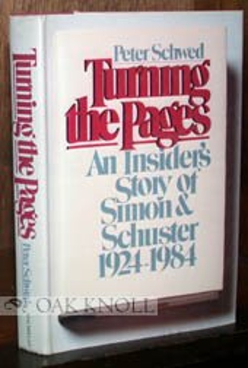 Turning the Pages Hardcover Peter Schwed