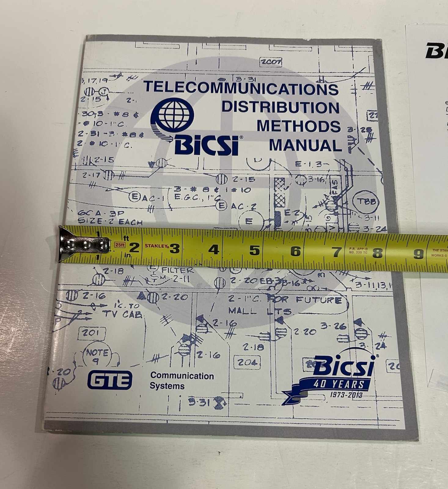 BiCSi Telecommunications Distribution Methods Manual Commemorative Edition