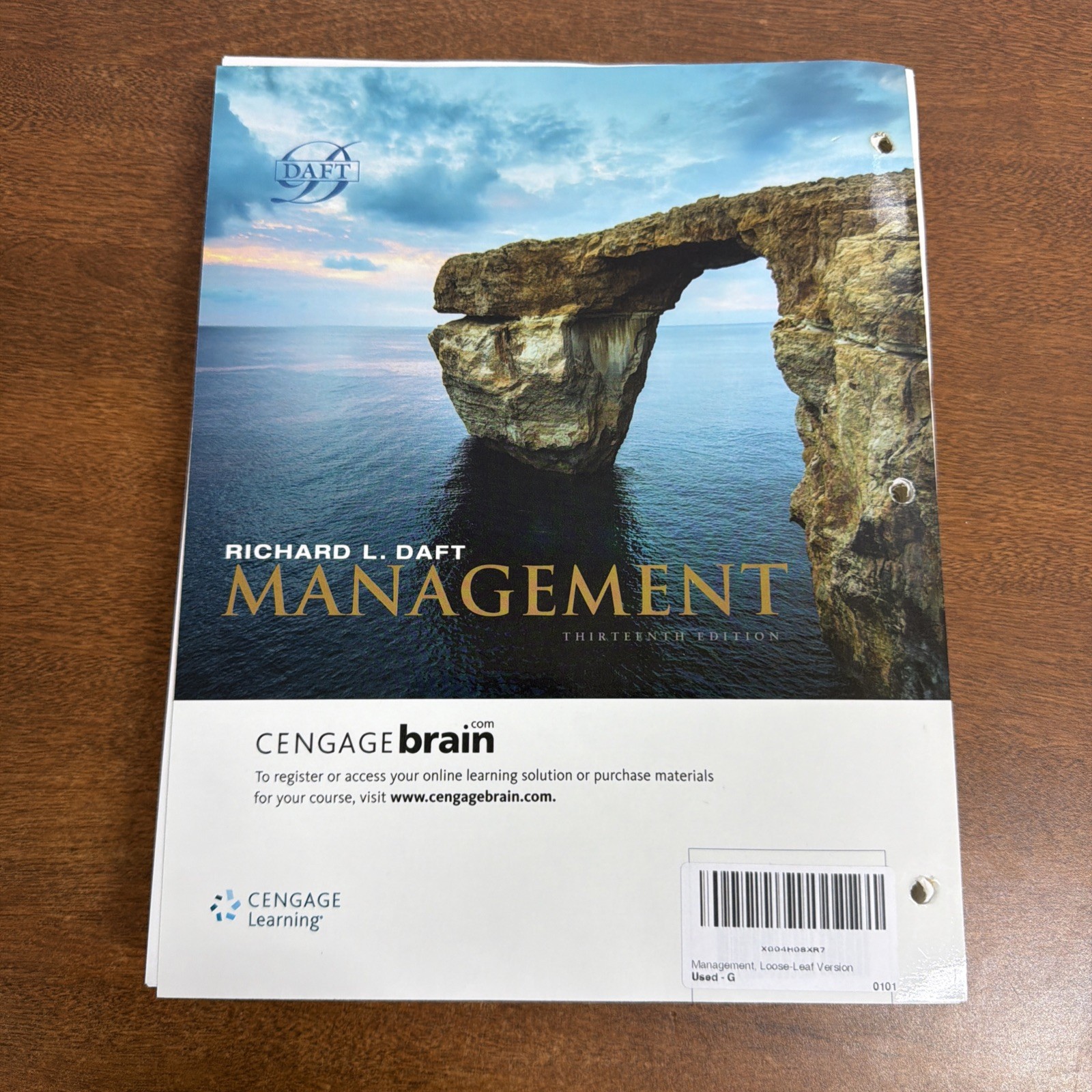 Management 13th Edition, Loose-Leaf Version by Richard L. Daft