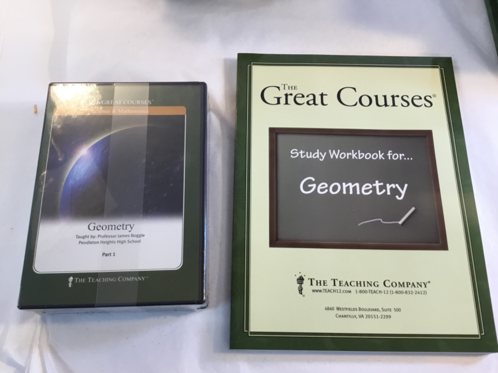 Great Courses Geometry SEALED set DVD’s and Workbook