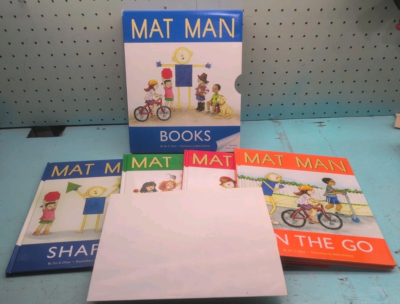 MAT MAN Learning Without Tears By Jan Z. Olsen 4 Book Box Set ~ Hardcover – NOB