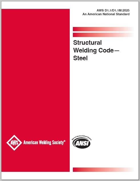 AWS D1.1/D1.1M:2025 ~ Structural Welding Code-Steel Free USPS Priority Mail Ship